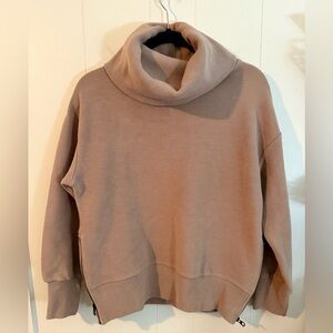 TRUTH BY REPUBLIC Beige Cotton Ribbed Knit Pullover Sweater Women's Size S